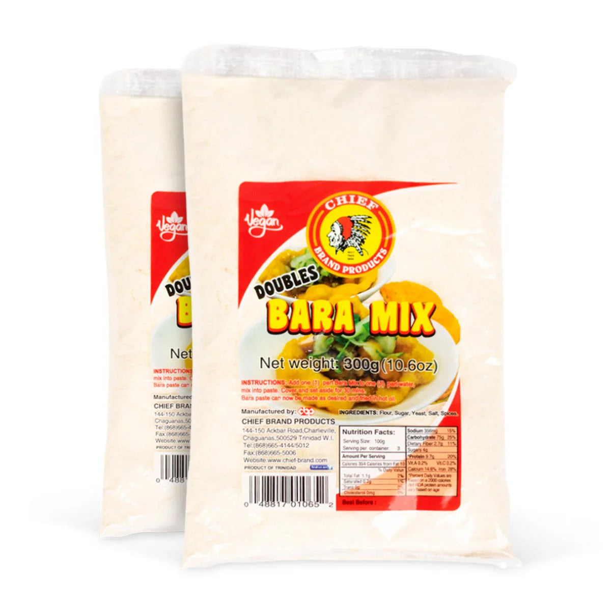 Chief Brand Products Bara Mix, 300g (2 Pack)